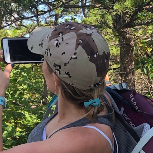 RARE Vintage MLB Boston Red Sox Brown Camo Perfect Fit Twins Enterprises Hat SM - Picture 2 of 2